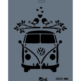 Resim Belle Fusion Mey Ithalat® Rich New Seri N-404 Stencil 35X25 cm 