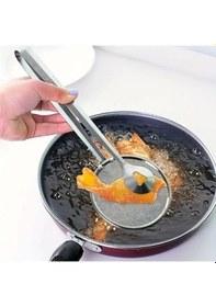 Resim Mybru Paslanmaz Metal Süzgeçli Kızartma Maşası 