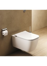 Resim Ideal Standard İ.life B Klozet Kapağı-white-thin-yavaş Kapanan T500301 Beyaz 