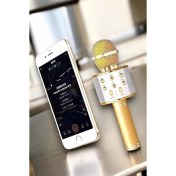 Resim bulurum şarjlı ve uzun pil ömürlü karaoke mikrofon usb bellek destekli, profesyonel ses 