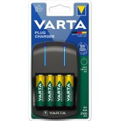 Resim EKS Ticaret Varta LCD Plug Charger Eu 4xaa 2100MAH Pil+Şarj Cihazı 