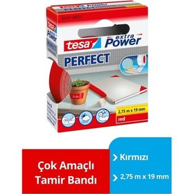 Resim Tesa Ekstra Power Kusursuz Tamir Bandı, Kırmızı 