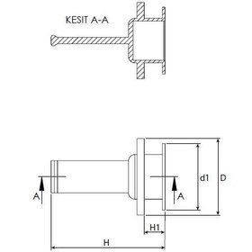 Resim Dik Saplı Kanallı Tapa 