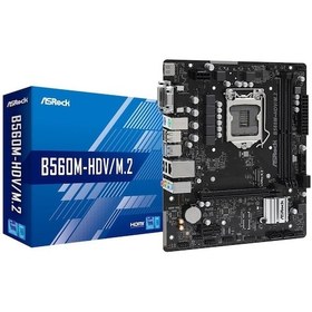 Resim Asrock B560M-HDV/M2 Intel B560 3200 MHz DDR4 Soket 1200 mATX Anakart 