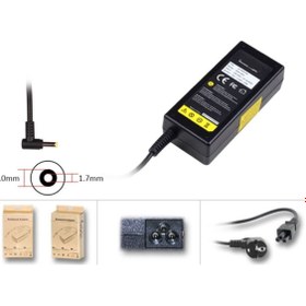 Resim Afila Casper Nirvana C500.1235-BV00X-G-F Notebook Adaptörü, Şarj Aleti Cihazı 65W / Ver.1 - 4.0mm 