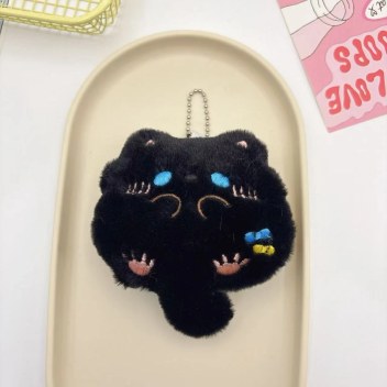 OEMG Yeni Yaratıcı Sevimli Anahtarlık Karikatür Peluş Bebek Kolye Çok Yönlü Anahtarlık Kolye Çanta Bebek Çekicilik (Yurt Dışından)