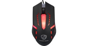Resim Hytech Hyk-46 Gamy Combo Siyah USB Kırmızı Tuşlu Q Gaming Oyuncu Klavye + Mouse Set 