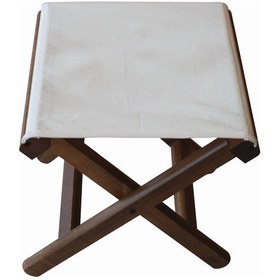 Resim Bahçeme Kaş Katlanır Portatif Ahşap Bahçe Balkon Taburesi 