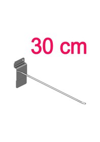 Resim 10 Adet 30 Cm Kanallı Pano Kancası, Aksesuar Ve Bijuteri Kancası Metal 