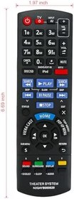 Resim VINABTY N2QAYB000629 Yedek Uzaktan Kumanda Panasonic Blu-ray Ev Sineması Sistemi Full HD 3D Blu-ray Disk Oynatıcı SC-BTT268 SC-BTT270 SC-BTT273 SABTT268 için 