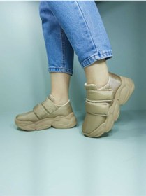 Resim Shoes Nova Bağcıksız Cırt Cırtlı Spor Ayakkabı Sneaker- Yüksek Tabanlı 