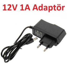 Resim 12V 1A Kayıt Cihazı / Kamera / Led Adaptörü 12 Volt 1 Amper 