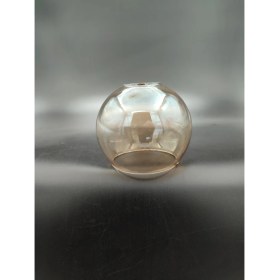 Resim Küçük Avize Camı.düz Bal RENKTE.(ÇAP:10.00CM-DUY YUVASI:3.00CM)MUM Ampule Göre(E.14) 