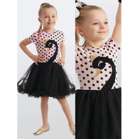 Resim Denokids Kız Çocuk Tüllü Abiye Elbise Siyah Renk Günlük Stil Özel Olay 