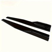 Resim Meridiangoods Glossy Black Abs Yan Çamurluk Etekleri 2li Set Çizilme Önleyici Performans Ve Koruma 