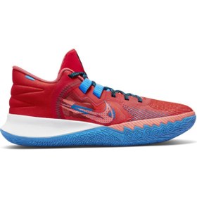 Resim Nike Kyrie 5 'habanero Red Blue Hero' Flytrap V Erkek Basketbol Ayakkabısı Cz4100-600 