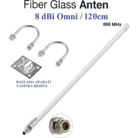 Resim Lora 8 Dbi Loratek Fiberglass Anten 