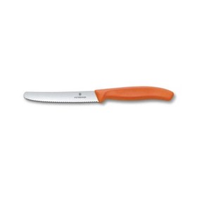 Resim Victorinox Swiss Classic Tırtıklı Domates Bıçak Turuncu 11 cm 