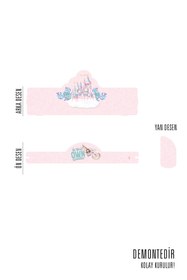 Resim Popcorn Kids Pegasus Şato Tekli Duvar Rafı 