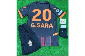 Resim Alaturka Mix *g*a*l*a*t*a*s*a*r**a*y* 24/25 Gabriel Sara 20 Alternatif Siyah Deplasman Forması 