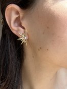 Resim Tasarım Güneş Küpe 