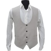 Resim Mentor Regalo Büyük Beden U Yaka Yelek Bej 52001 