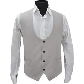 Resim Mentor Regalo Büyük Beden U Yaka Yelek Bej 52001 