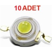 Resim 10 Adet 1W Power Led - 1 Watt Power Led Beyaz (467470582) 