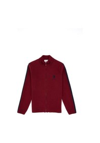 Resim U.s. Polo Assn. Erkek Çocuk Bordo Hırka Triko 50317144-vr014 Bordo 