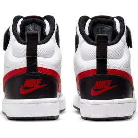 Resim Nike Court Borough Mıd 2 (Gs) Kız Çocuk Spor Ayakkabı Nefes Alabilir Yapı ile Koşu ve Yürüyüş İçin İdeal 