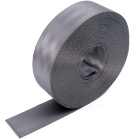 Resim EgeÇelikHalat Antrasit Emniyet Kemeri Kolon Halat Yassı İp Halat 5 cm 1 Metre 