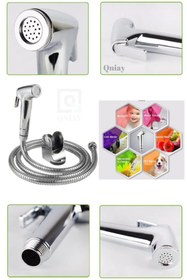 Resim QNİAY Taharetmatik Taharet Musluk Set,el Duşu Tuvalet Sprey St033 