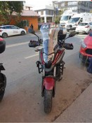 Resim Motocam Honda Nc 700 750 X Siperlik Ön Cam 2016 2020 Model 50cm Şeffaf Renkli 4mm Orta Boylu Cam 