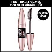 Resim Maybelline New York Lash Sensational Yelpaze Etkili Maskara Intense Black 