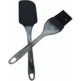 Resim Pastaland Hamur / Yumurta Fırça Spatula Saydam Takım 