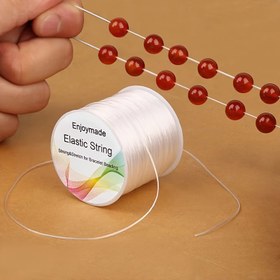 Resim Takı Yapımı ve Bilezik Kolye Yapımı İçin Esnek Bilezik Dizesi Boncuk Dizesi - Boncuk Dizeleri ve İplikler 