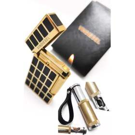 Resim Güneş Avm Vindiesel Dupont Tarzı Gazlı Çakmak Set 