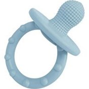 Resim Emzik Şeklinde Silikon Diş Kaşıyıcı Mavi 