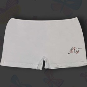 Resim GRI MOR TEKSTIL 3'LÜ KIZ ÇOCUK KELEBEK BASKILI PAMUKLU BOXER TAKIMI 