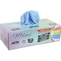 Resim SanalAMCA Store Wilma Secret Ürün Adı: Mikrofiber Temizlik Bezi Kutulu 25 Adet – Yeniden Kullanılabilir Mikrofiber 