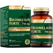 Resim Bromelain Forte 750 Mg 60 Tablet Krom Yeşilçay Probiyotik 