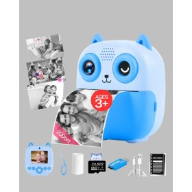 Resim Değirmen Grup Çocuklar Için Dijital Kamera Termal Yazıcı 48MP Çift Kamera 1300MAH Batarya 