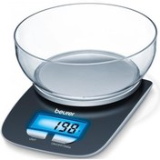 Resim Beurer Ks 25 Işıklandırmalı Ekranlı 3Kg Kapasiteli 1Gr Hassasiyetinde Sıvı Kablı Mutfak Terazisi / Tartısı 