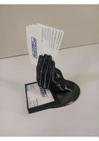Resim El Şeklinde Kart Tutucu - 13x10 Cm Siyah Tasarım 3d Yazıcı Pla 