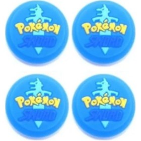 Resim Nintendo Switch/switch Oled /switch Lite Uyumlu 3d Analog Koruyucu Silikon Pokemon Sword 