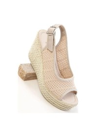 Resim Celira Bej Kadın Dolgu Topuklu Ayakkabı Çok Renkli 