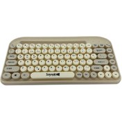 Resim SİRİUS Grundig GTB 1011 Uyumlu Bluetoothlu Retro Kablosuz Klavye Daktilo Görünümlü Tuş Tasarımı Pilli 