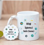 Resim Bilgi Işlemci Kupa Bardak Ve Anahtarlık 