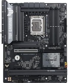 Resim ASUS TUF GAMING B860 PLUS WIFI Intel ATX anakart, 12+1+2+1 80A DrMOS güç aşamaları, DDR5, PCIe 5.0, 3xM.2 yuvaları, WiFi 7, 2.5Gb Ethernet, DisplayPort, DP Alt modlu USB 20Gbps Tip-C 