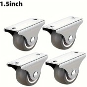 Resim Dashanshop 4 Adet 1.5 İnç Lineer Rulmanlı Sesiz Çekmece Tekerleği Yönlendirici 